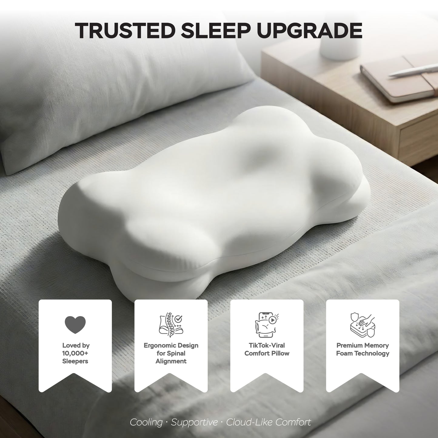 KIRA CLOUD PILLOW - Memory Foam Pillow