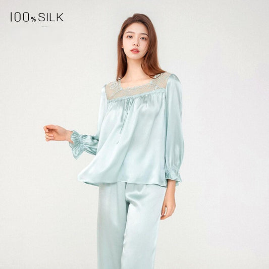 KIRA DIANA - Long-Sleeved Square Collar Set