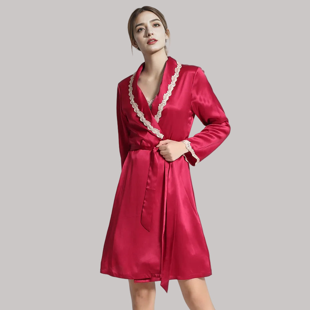 KIRA GEMMA - Heavy Silk Luxury Nightgown