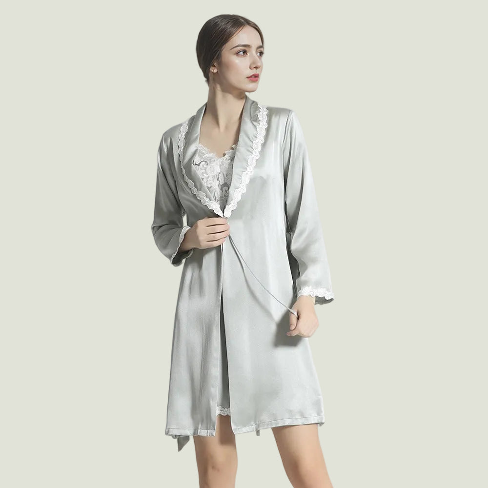 KIRA GEMMA - Heavy Silk Luxury Nightgown